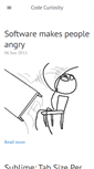 Mobile Screenshot of codecuriosity.com